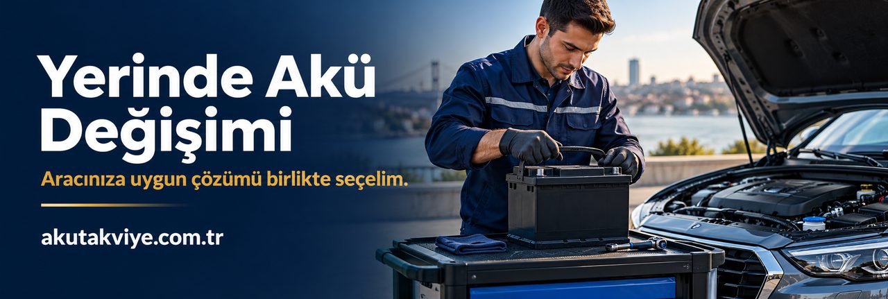 Yerinde Akü Değişimi | Akü Takviye Hizmetleri Uygun araç aküsünün yerinde değişimine hazırlanan servis uzmanı konsepti; akutakviye.com.tr
